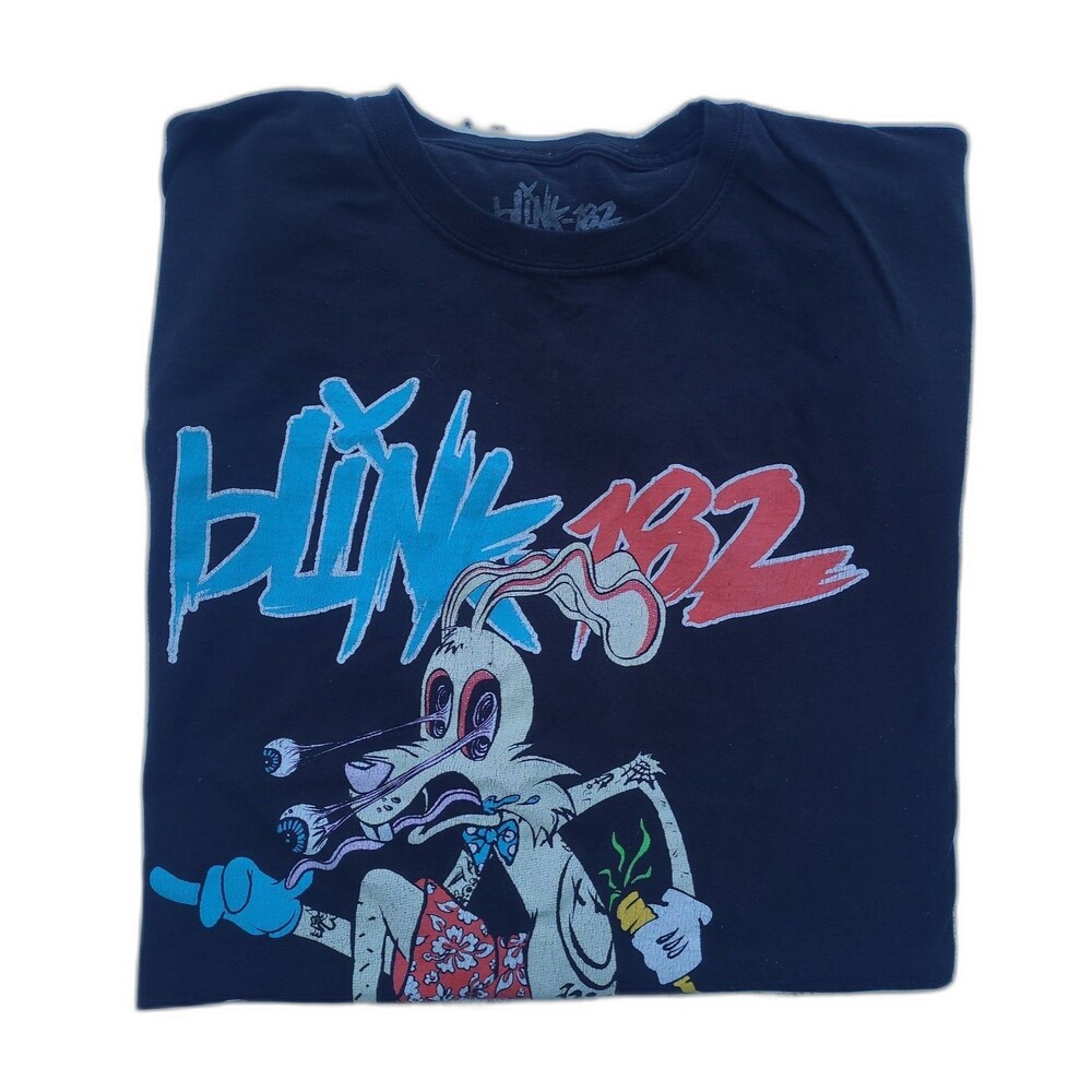 Blink 182 Tour t-shirt  band tee back dates Enema of the State